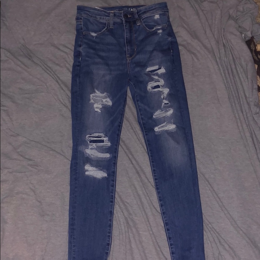 American Eagle Super High Rise Jegging Crop